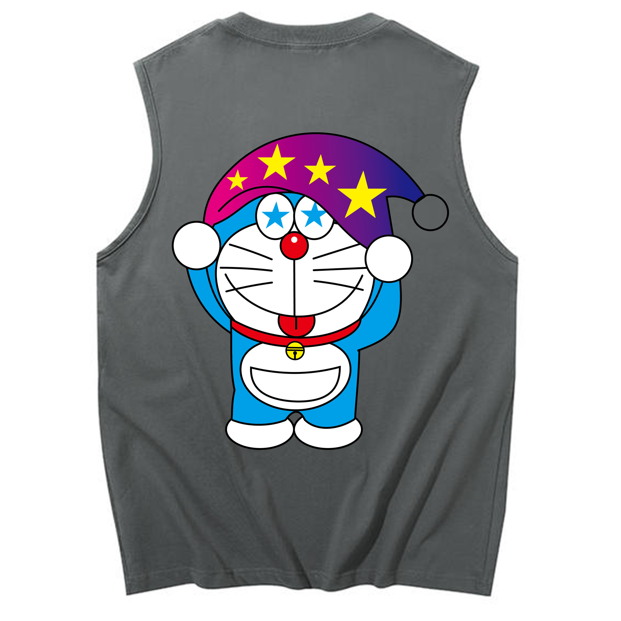（画像用） ドラえもん Doraemon コットン100％タンクトップ（背面プリント）